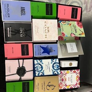 Collection of Designer perfume samples
